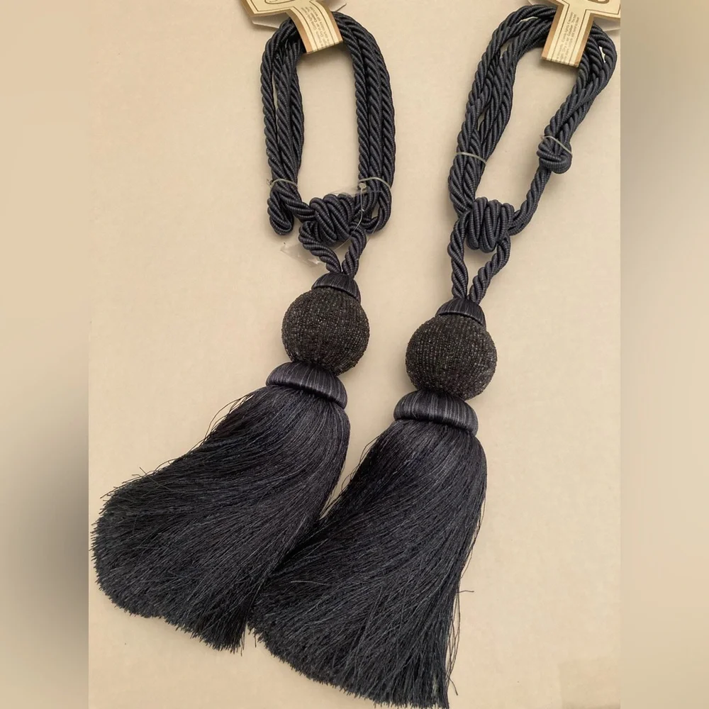 Large  Curtain Tassel Tiebacks handmade
